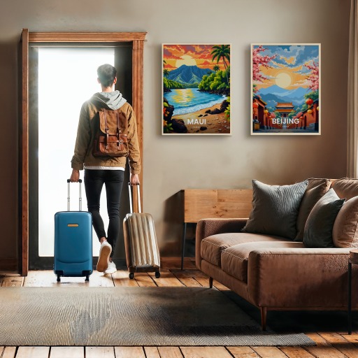 Maui Travel Print - Vintage Travel Art Poster 11