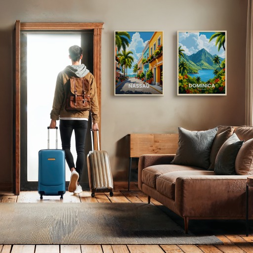 Nassau Travel Print - Vintage Travel Art Poster 11