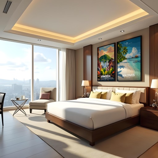 Maldives Travel Print - Vintage Travel Art Poster 10