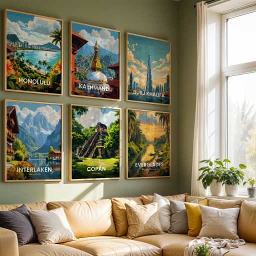 Copán Travel Print - Vintage Travel Art Poster 8