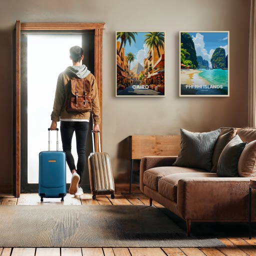 Cairo Travel Print - Vintage Travel Art Poster 11