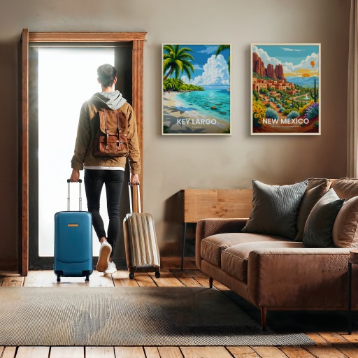 Key Largo Travel Print - Vintage Travel Art Poster 11