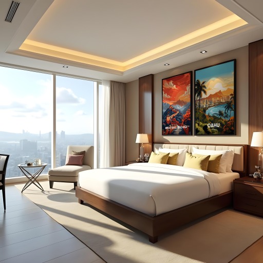 Oahu Travel Print - Vintage Travel Art Poster 10