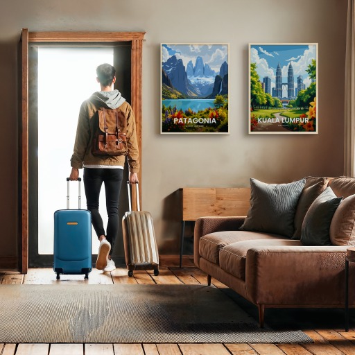 Patagonia Travel Print - Vintage Travel Art Poster 11