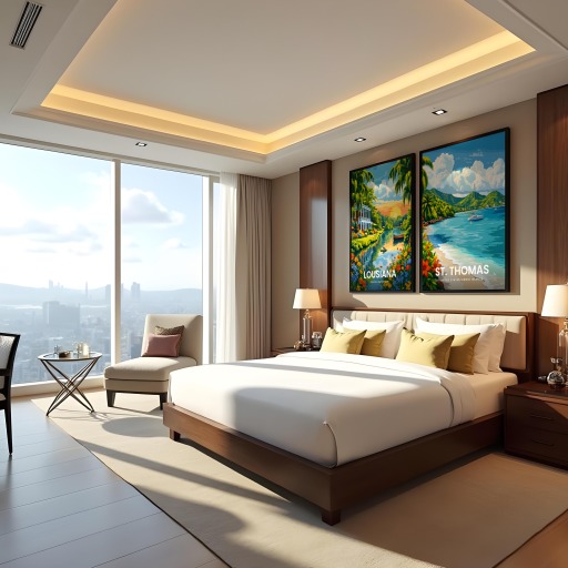 St. Thomas Travel Print - Vintage Travel Art Poster 10