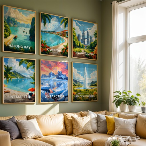 Antarctica Travel Print - Vintage Travel Art Poster 8