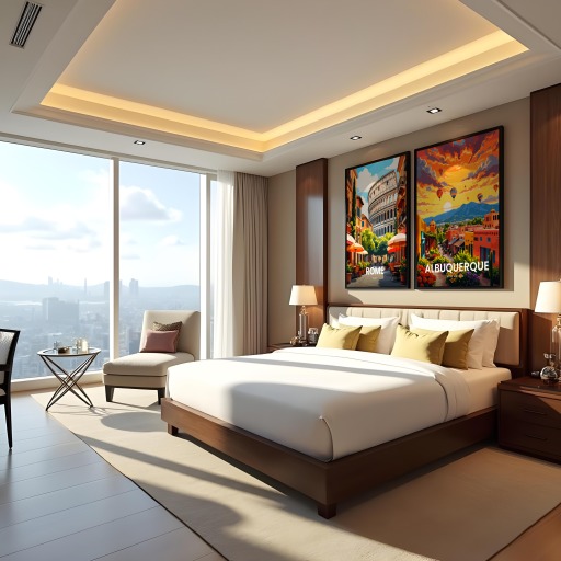 Albuquerque Travel Print - Vintage Travel Art Poster 10