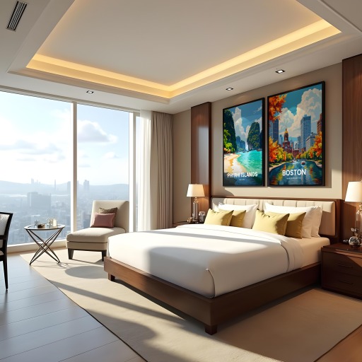 Boston Travel Print - Vintage Travel Art Poster 10