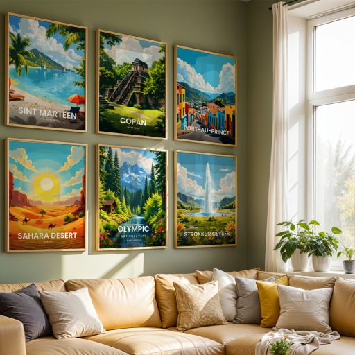 Olympic National Park Travel Print - Vintage Travel Art Poster 8