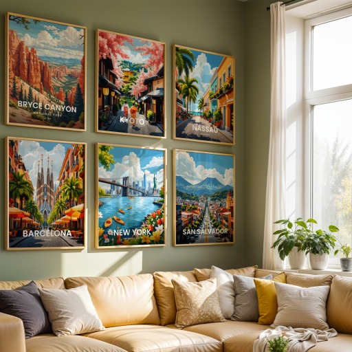 New York Travel Print - Vintage Travel Art Poster 8