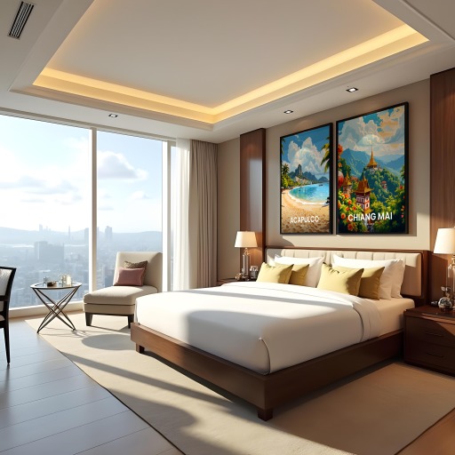 Chiang Mai Travel Print - Vintage Travel Art Poster 10