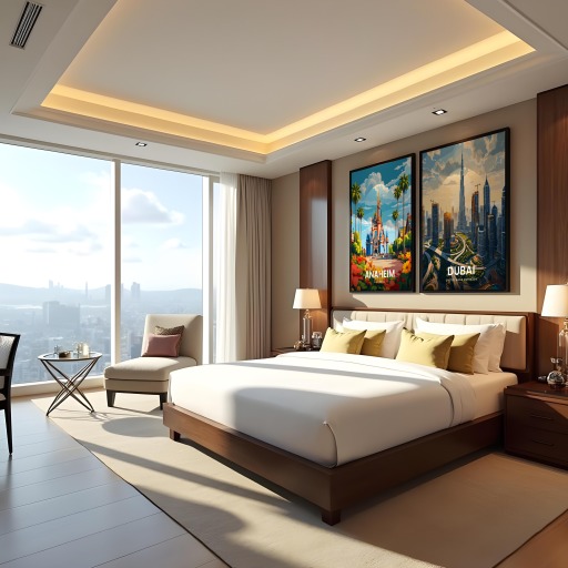 Dubai Travel Print - Vintage Travel Art Poster 10