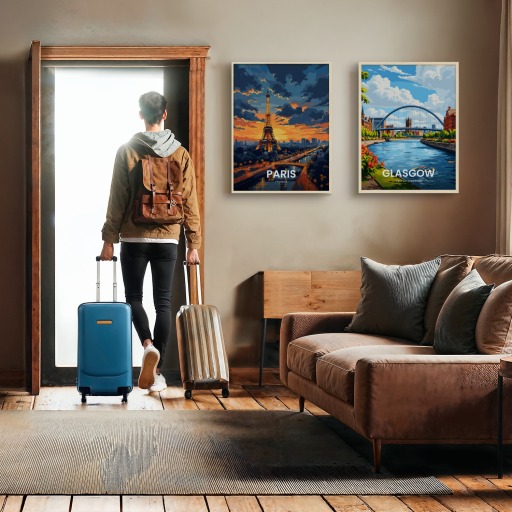 Paris Travel Print - Vintage Travel Art Poster 11