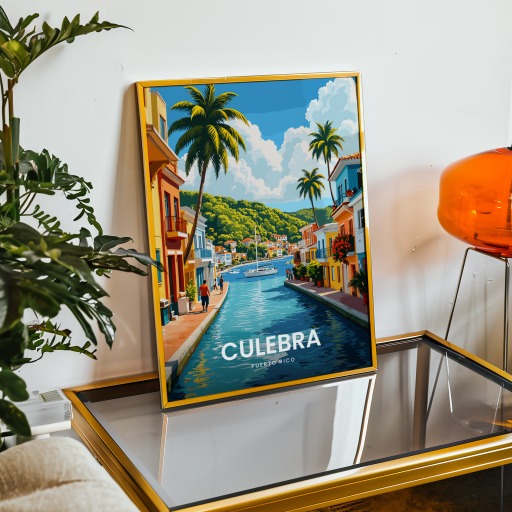 Culebra Travel Print - Vintage Travel Art Poster 9