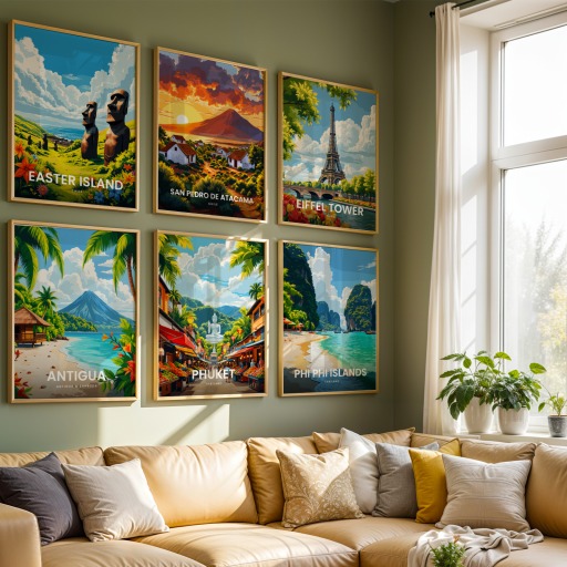 Phuket Travel Print - Vintage Travel Art Poster 8