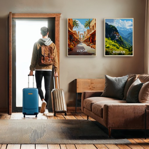 Luxor Travel Print - Vintage Travel Art Poster 10