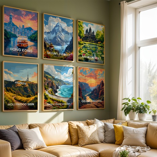 Pacific Coast Highway Travel Print - Vintage Travel Art Poster 8