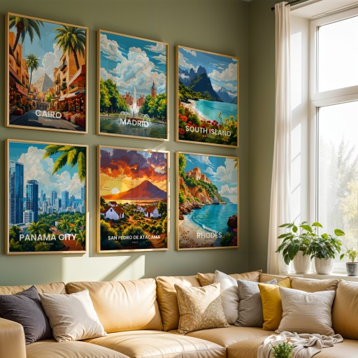 San Pedro de Atacama Travel Print - Vintage Travel Art Poster  8