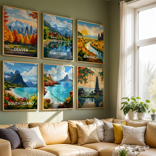 Ibiza Travel Print - Vintage Travel Art Poster 8