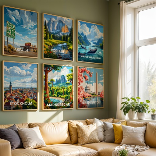 Madagascar Travel Print - Vintage Travel Art Poster 8