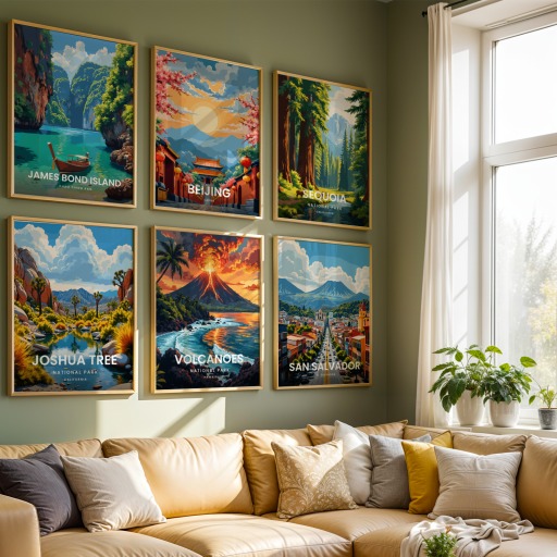 Volcanoes National Park Travel Print - Vintage Travel Art Poster 8