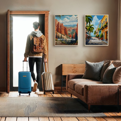 Bryce Canyon National Park Travel Print - Vintage Travel Art Poster 11