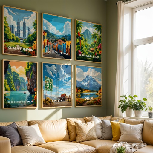 Area 51 Travel Print - Vintage Travel Art Poster 8