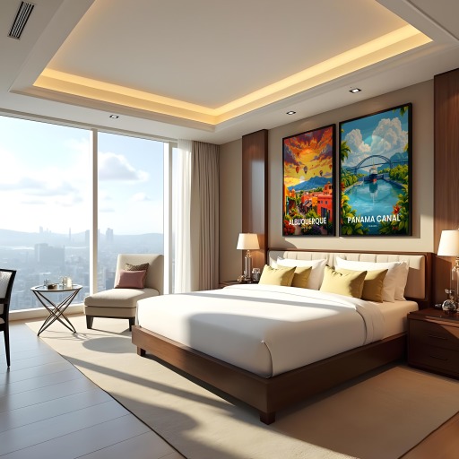 Panama Canal Travel Print - Vintage Travel Art Poster 10