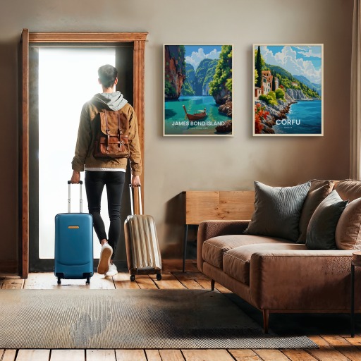 James Bond Island Travel Print - Vintage Travel Art Poster 11