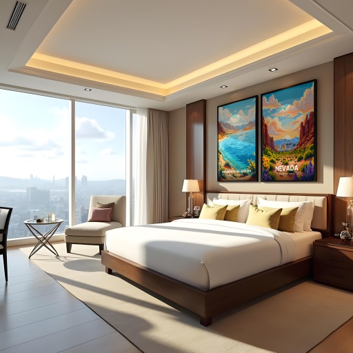 Nevada Travel Print - Vintage Travel Art Poster 10