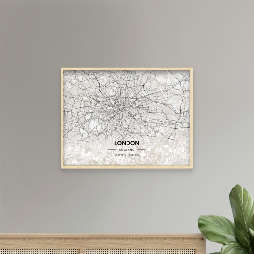 London in Light Poster - Street Map 9