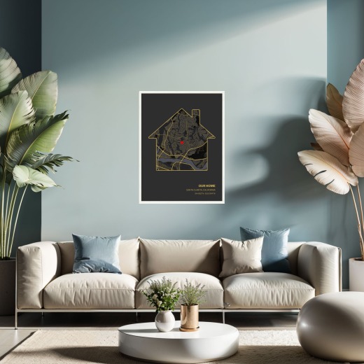 Our Home Poster - Street Map 2