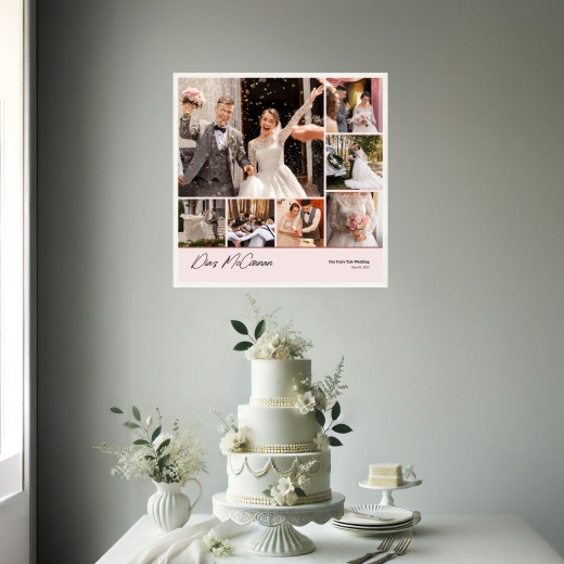 Our Wedding - Photo Collage Print 2