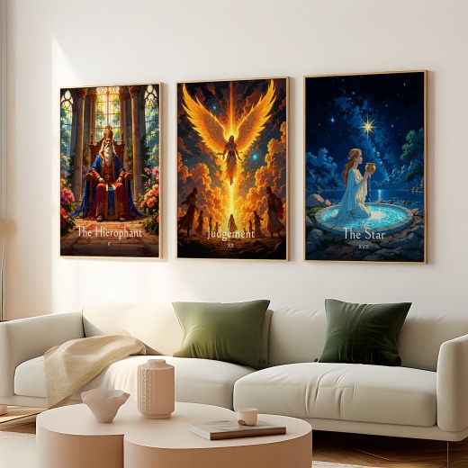 Judgement in Enchanted Surrealism Print - Custom Tarot Card Poster 8