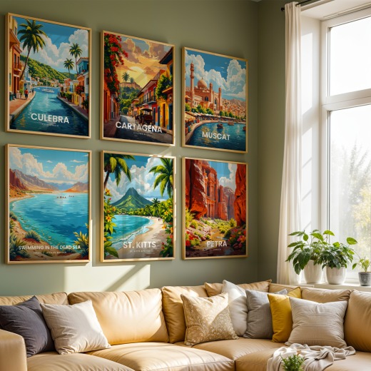 St. Kitts Travel Print - Vintage Travel Art Poster 8