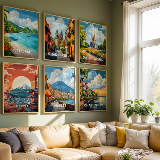 Naples Travel Print - Vintage Travel Art Poster 8