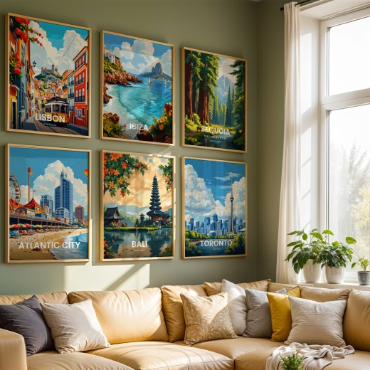 Bali Travel Print - Vintage Travel Art Poster 8