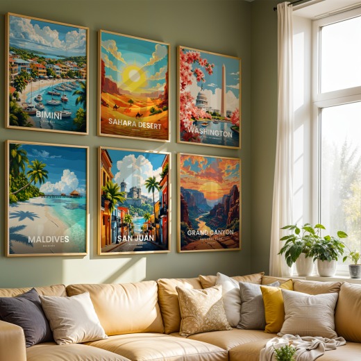 San Juan Travel Print - Vintage Travel Art Poster 8