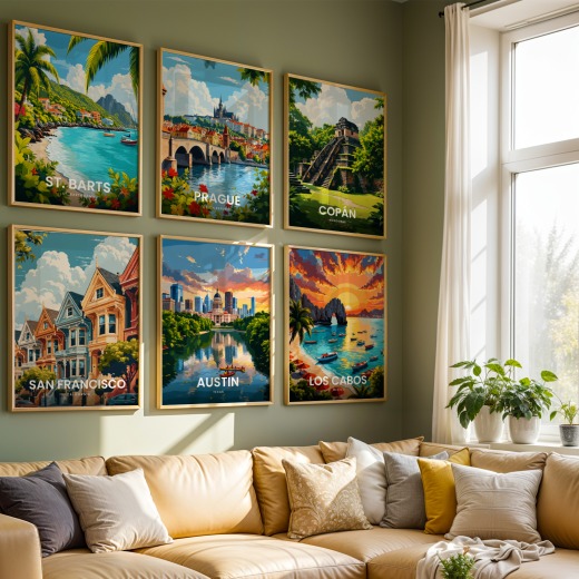 Austin Travel Print - Vintage Travel Art Poster 8