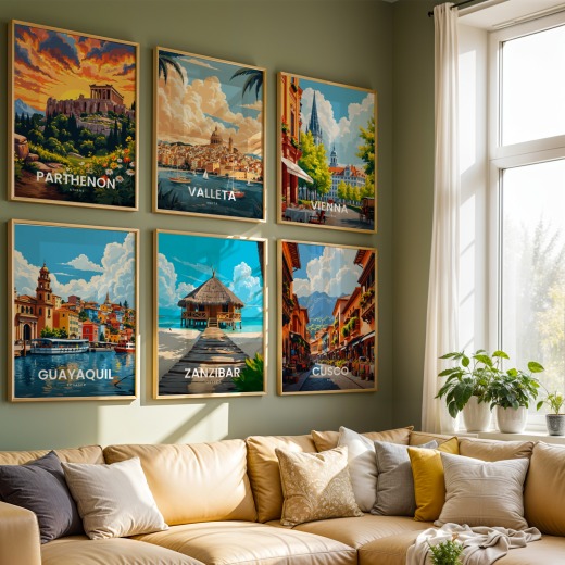 Zanzibar Travel Print - Vintage Travel Art Poster 8