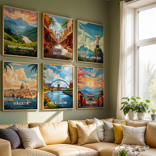 Glasgow Travel Print - Vintage Travel Art Poster 8