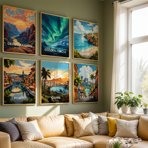 Oahu Travel Print - Vintage Travel Art Poster 8