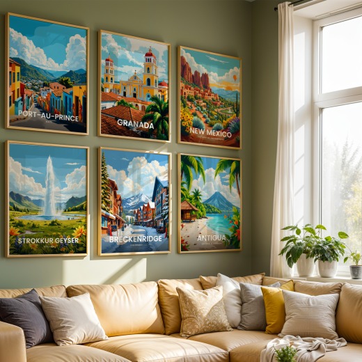 Breckenridge Travel Print - Vintage Travel Art Poster 8