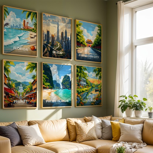 Phi Phi Islands Travel Print - Vintage Travel Art Poster 8