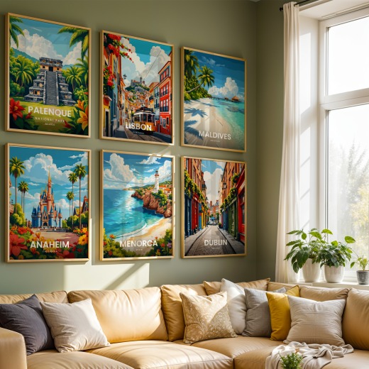 Menorca Travel Print - Vintage Travel Art Poster 8