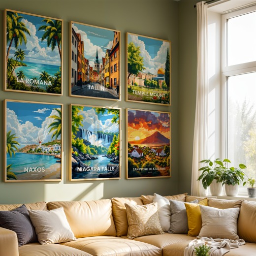 Niagara Falls Travel Print - Vintage Travel Art Poster 8