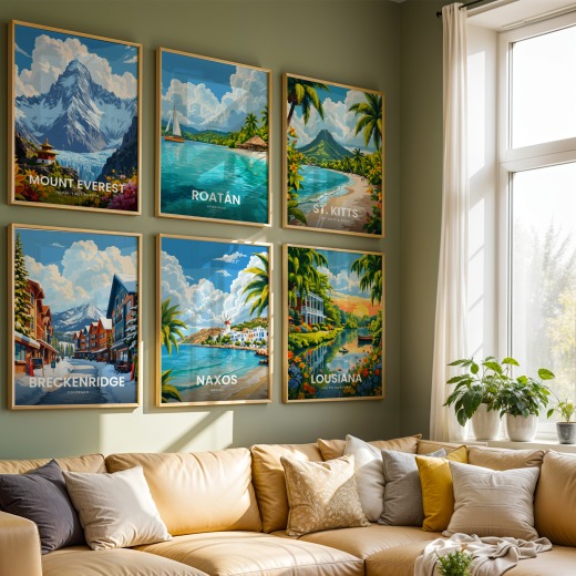 Naxos Travel Print - Vintage Travel Art Poster 8