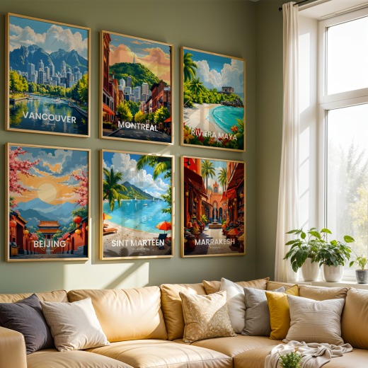 Sint Maarten Travel Print - Vintage Travel Art Poster 8