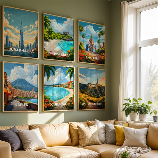 Curaçao Travel Print - Vintage Travel Art Poster 8