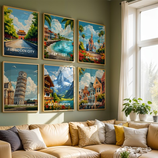 Matterhorn Travel Print - Vintage Travel Art Poster 8